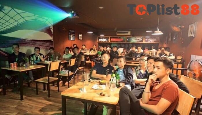 quán cafe xem TPHCM xem bóng đá